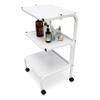 Elitzia Beauty Salon Spa Esthetician Trolley with Wheels Storage Rolling Cart 3 Layers 15KG Weigh Capacity ETTRO01 view 1
