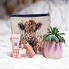 Ayxvt Highland Cow Gifts Makeup Bag, Western Cosmetic Bag For Women, Cow Print Stuff, Highland Cow Decor Cosmetic Bag view 3