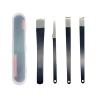 4 Pcs Pedicure Knife Set, Stainless Steel Foot File Rasp Dead Skin Corn Foot Callus Remover Kit Ingrown Toenail Knife Tools Foot Scraper Knife for Dead Skin (Black) view 1