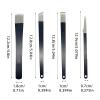 4 Pcs Pedicure Knife Set, Stainless Steel Foot File Rasp Dead Skin Corn Foot Callus Remover Kit Ingrown Toenail Knife Tools Foot Scraper Knife for Dead Skin (Black) view 3