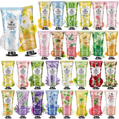 VISCOO 28 Pack Hand Cream Gifts Set for Women, Stocking Stuffers for Women,Teengirls, Christmas Gifts Bulk Gifts,Small Gifts,Mini Moisturizing Hand Lotion Travel Size in Bulk for Dry Cracked Hands