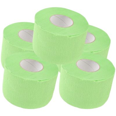 Beavorty 5rolls Disposable Barber Neck Strips Haircut Neck Wrap Strips for Comfortable Hairdressing to Prevent Hair Scattering for Salon Use