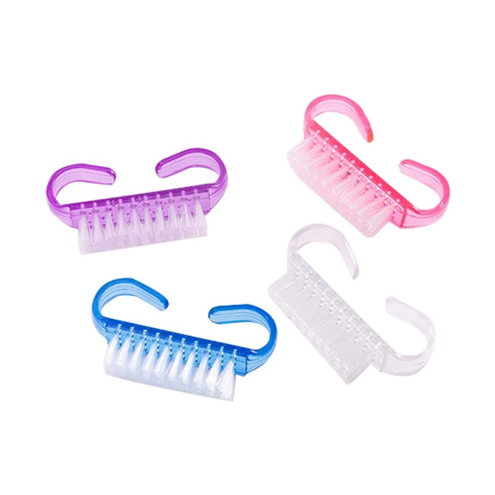 GZSHUNLI 10Pcs Nail Cleaning Brushes Cleaner Scrubbing Kit Pedicure for Toes and Nails Manicure