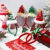 Liliful 12 Pcs Christmas Tree Headband Glitter Xmas Tree Headwear Christmas Accessories Costume Hair for Women Adult view 4