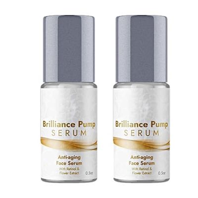 Brilliance Pump Serum, Brilliance Pump Eye Serum, Anti-aging Face Serum (2pcs)