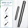 2Pcs Mini Titanium Travel Tweezers, EDC Tool Gadget Pick Up Tweezers (Black) view 4
