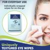 NOVEHA 120Pcs Daily Hygienic Eyelid & Lash Wipes | 120 Individually Wrapped Cleansing Eyelash Wipes - For Blepharitis & Itchy Eyes, Demodex and Natural Makeup Remover & Daily Cleanser (2 Pack) view 4