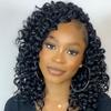ZRQ 8 Packs GoGo Curl Crochet Hair 10 Inch Water Wave Beach Curl Crochet Hair Natural Hairstyles Deep Twist Crochet Braids For Women Synthetic Ocean Wave Crochet Hair Extensions(10 Inch, 1B) view 1