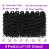 ZRQ 8 Packs GoGo Curl Crochet Hair 10 Inch Water Wave Beach Curl Crochet Hair Natural Hairstyles Deep Twist Crochet Braids For Women Synthetic Ocean Wave Crochet Hair Extensions(10 Inch, 1B) view 4
