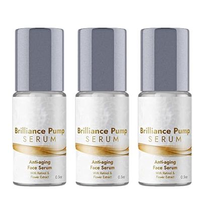 Brilliance Pump Serum, Brilliance Pump Eye Serum, Anti-aging Face Serum (3pcs)