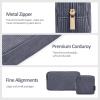 MAGEFY Small Makeup Bag Mini Make up Pouch Cute Cosmetic Bag for Women Travel Purse Essentials Bags with Slip-in Pockets (DeepGrey) view 4