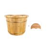 BABYCE Foot Soak Handmade Wooden Footbath Tubs, Foot Relaxing Barrel Foot Bath Spa Bowl for Feet Stress Relief (Color : B) view 1