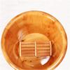 BABYCE Foot Soak Foot Bath Wooden Bucket Foot Spa Household Wash Basin, Foot Tub, Cypress Wood Foot Basin Tub Bucket for Foot Bath, Massage, Spa, Sauna, Soak, Foot Bath Spa Bowl fo view 4