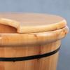 BABYCE Foot Soak Handmade Wooden Footbath Tubs, Foot Relaxing Barrel Foot Bath Spa Bowl for Feet Stress Relief view 3
