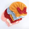 LUGEMA Super Absorbent Hair Towel Wrap, Microfiber Quick Drying Cap for Curly Thick Hair, Fast Drying Hair Turban Wrap for Girls and Women (Blue+Red) view 3