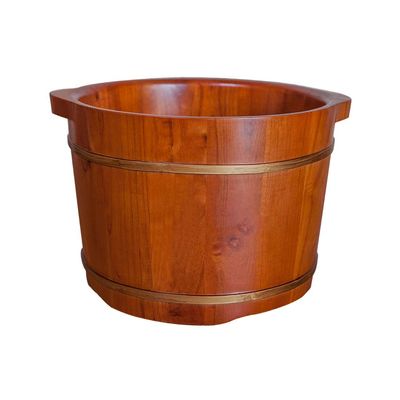 BABYCE Foot Soak Massage Foot Barrel, Volume Smooth Surface Sauna Wooden Bucket Foot Bath Spa Bowl for Feet Stress Relief
