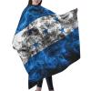 Honduras Flag Salon Hair Cutting Cape Cloth Barber Hairdressing Wrap Haircut Apron Cloth 55''X66'' view 2