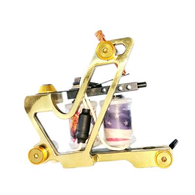 1PC Brass Tattoo Machine Liner 1.25 INCH 24AWG 8WRAPS Copper Wire 22UF 50V Coil Non Bobbin US 8-32 Thread TMB-7