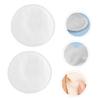BIUDECO 100pcs Convenient Makeup Remover Pads Daily Use Round Cosmetic Face Pads for Cleansing and Makeup Removal Lightweight and Travel-Friendly Design for Healthy Skin Maintenance view 2