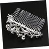Amosfun Bride Bridesmaid Wedding Headdress Women's Hair Clip Crystal Rhinestone Easy to Apply Hair Comb for Ages for Prom Party view 3