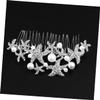 Amosfun Bride Bridesmaid Wedding Headdress Women's Hair Clip Crystal Rhinestone Easy to Apply Hair Comb for Ages for Prom Party view 4