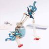 1 Pair Chinese Retro Style Metal Phoenix Hairpins Clips Handmade Hair Stick view 4