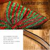 Coridy Xmas Bow Headbands Red Green Sequins Glitter Hairband Christmas Bows Headbands Cute Bow Hair Accessories for Women view 4