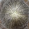 Hair System Replacement Toupee for Men French Swiss Lace Mens Toupee Poly Thin Skin Human Hair Piece Natural Bleached Knot (8"X10", #365 Dark Brown+65% Gray-80% Light Density) view 4