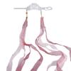 1PC Hair Stick Shape Hair Crown Ancient Style Hanfu Hair Crown Hair Bun Holder Pin Chinese Style Ribbon Tassel Hair Stick Hairpin Headwear(B) view 1