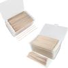 1100ct Pointed and Round Long Cotton Swabs With Reusable Box - 100% Natural Cotton Buds With Wooden Sticks - Non Sterile Cotton Tipped Applicators For Ear & Gun Cleaning Tools, Makeup Remover view 1