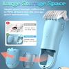 ENSSU Vacuum Hair Clippers for Kids, Rechargeable Vacuum Hair Cutter with 2 Modes for Children/Infant/Men, Waterproof Baby Hair Clippers Trimmers Cordless Haircut Kit in Large Hairs Storage Space view 4