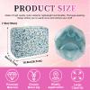 Waterproof Nylon Large Makeup Bag Travel Pouch, Floral Preppy Big Cosmetic Bag Make Up Organizer Toiletry Bag with Zipper, Large Capacity Cute Zipper Pouch Storage Bag for Women Girls(Green Daisy) view 2