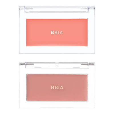 BBIA Ready To Wear Downy Cheek Cream Blush 2P Set (05 DOWNY CORAL + 06 DOWNY FIG) / Blendable and Lightweight Cheek Makeup, Highly Pigmented with Long Wearing Formula