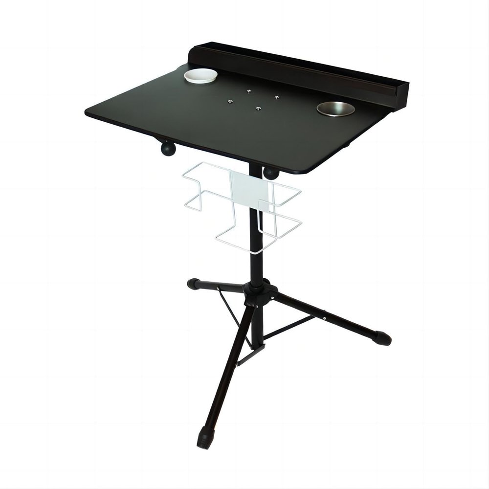 Mobile Portable Tattoo Workstation, Professional Work Station with Tripod Stand, 24-42 inch Height Adjustable Tattoo Studio Desk Tray Portable Table SPA Storage Tables