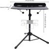 Mobile Portable Tattoo Workstation, Professional Work Station with Tripod Stand, 24-42 inch Height Adjustable Tattoo Studio Desk Tray Portable Table SPA Storage Tables view 2