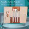 Ingrown Toenail Removal Kit, Pedicure Tools Kit Professional Knife Set Stainless Steel Ingrown Toenail Tool Foot Care Tools Nail Cuticle Remover (6 Pcs Set) view 2