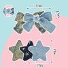 10Pcs Star Hair Clips Y2K Blue Hair Bows for Women Girls Denim Small Barrettes Fine Hairs No Slip Cute Hairs Pins Kawaii Metal Clips Ribbons Styling Bowknot Accessories for Teens Kids view 4