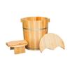 BABYCE Foot Soak Handmade Wooden Footbath Tubs, Foot Relaxing Barrel Foot Bath Spa Bowl for Feet Stress Relief (Color : B) view 1
