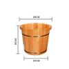 BABYCE Foot Soak Handmade Wooden Footbath Tubs, Foot Relaxing Barrel Foot Bath Spa Bowl for Feet Stress Relief (Color : A) view 2