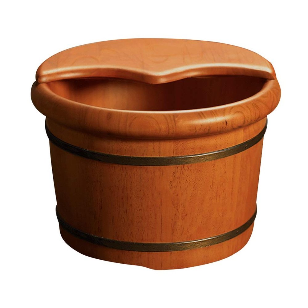 BABYCE Foot Soak Handmade Massage Bucket Foot Bath, Foot Spa Wash Bucket Feet Bath Basin Tub Foot Bath Spa Bowl for Feet Stress
