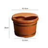 BABYCE Foot Soak Handmade Massage Bucket Foot Bath, Foot Spa Wash Bucket Feet Bath Basin Tub Foot Bath Spa Bowl for Feet Stress view 2