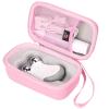 FBLFOBELI Hard Travel Case for NuFACE Mini/MINI+ Starter Kit, Hunvva EP-300 Mini Microcurrent Facial Device (Case Only) (Pink) view 1