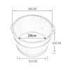 BABYCE Foot Soak Handmade Wooden Footbath Tubs, Foot Relaxing Barrel Foot Bath Spa Bowl for Feet Stress Relief view 2