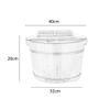 BABYCE Foot Soak Smooth and Delicate Pedicure Barrels Pedicure Bowl Spa Massage for Soaking Feet Massager Foot Tub Foot Bath Spa Bowl for Feet St view 2