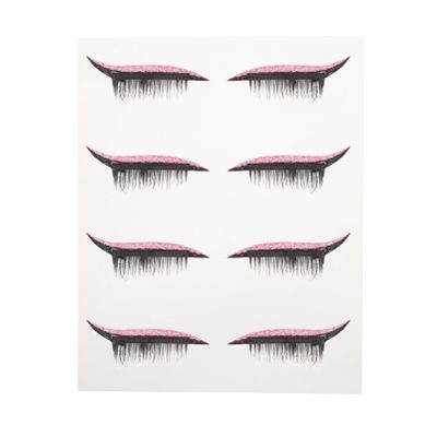 Beavorty 4pairs Self-adhesive Eyeliner Stickers Shiny Lash Decals for Quick Eye Makeup Easy to Apply for Enhancing Eye Shape for Everyday Looks