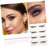 Beavorty 4pairs Self-adhesive Eyeliner Stickers Shiny Lash Decals for Quick Eye Makeup Easy to Apply for Enhancing Eye Shape for Everyday Looks view 3