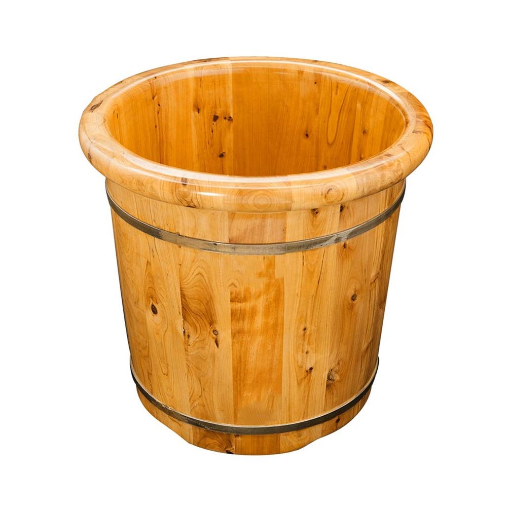BABYCE Foot Soak Handmade Massage Bucket Foot Bath, Foot Spa Wash Bucket Feet Bath Basin Tub Foot Bath Spa Bowl for Feet Stress