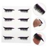 Beavorty 4pairs Adhesive Eyeliner and Eyelash Stickers for Women Easy Application Eye Line Decals for Daily Makeup Glitter Design view 4