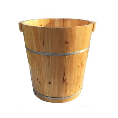 BABYCE Foot Soak Handmade Wooden Footbath Tubs, Foot Relaxing Barrel Foot Bath Spa Bowl for Feet Stress Relief (Color : A)