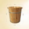 BABYCE Foot Soak Handmade Wooden Footbath Tubs, Foot Relaxing Barrel Foot Bath Spa Bowl for Feet Stress Relief (Color : A) view 2
